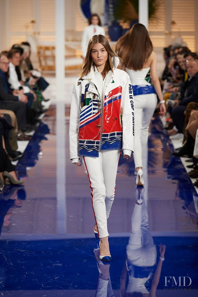 Grace Elizabeth featured in  the Ralph Lauren Collection fashion show for Autumn/Winter 2018