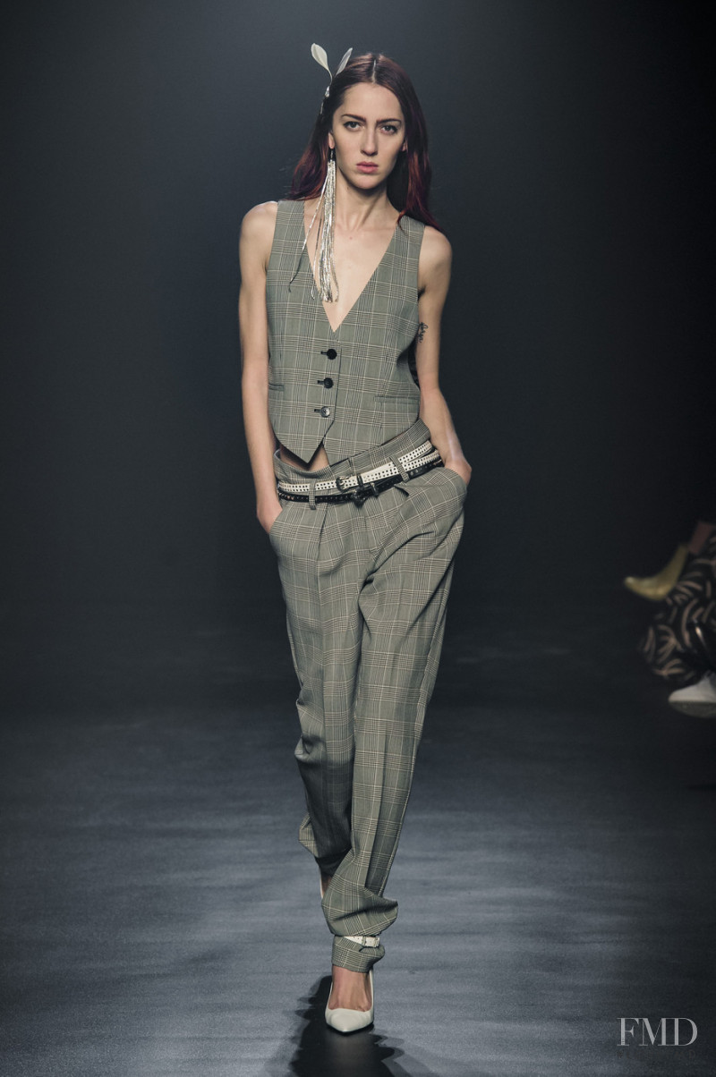 Teddy Quinlivan featured in  the Zadig & Voltaire fashion show for Autumn/Winter 2018