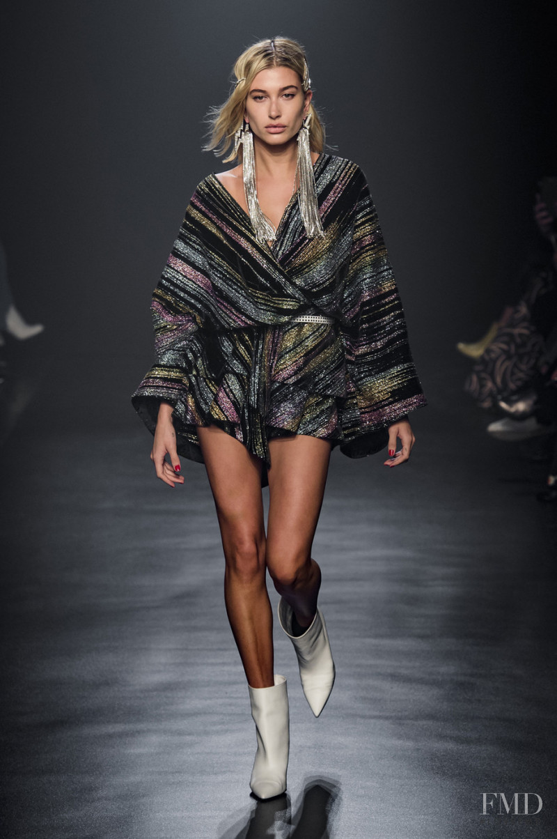 Hailey Baldwin Bieber featured in  the Zadig & Voltaire fashion show for Autumn/Winter 2018