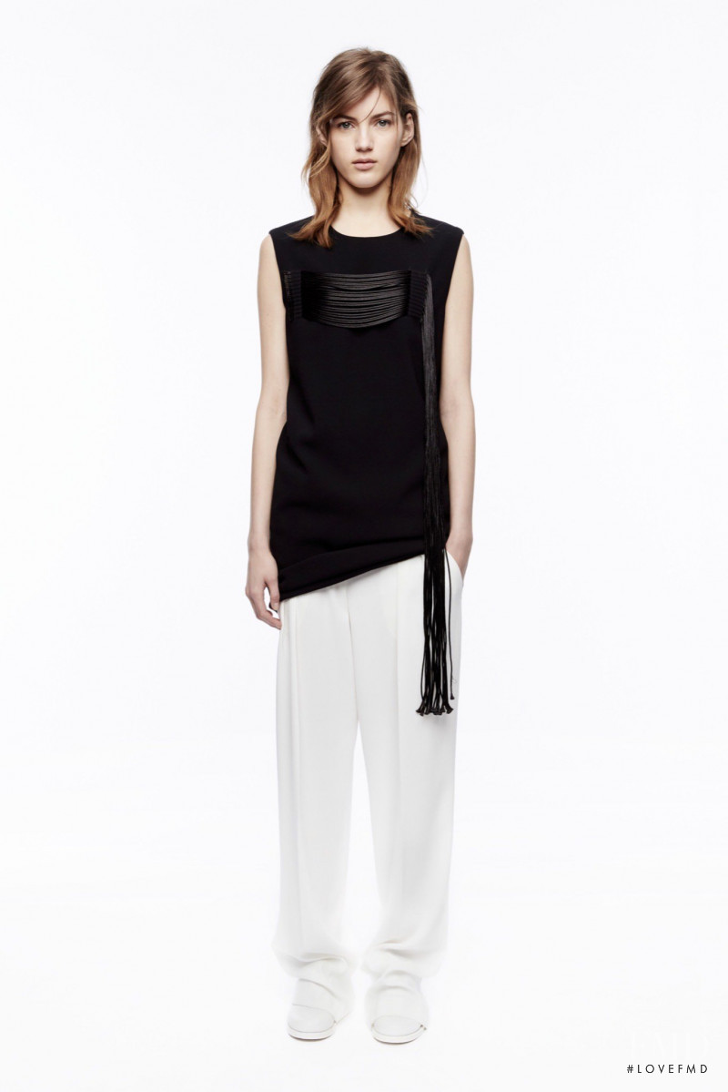 Valery Kaufman featured in  the DKNY lookbook for Resort 2016