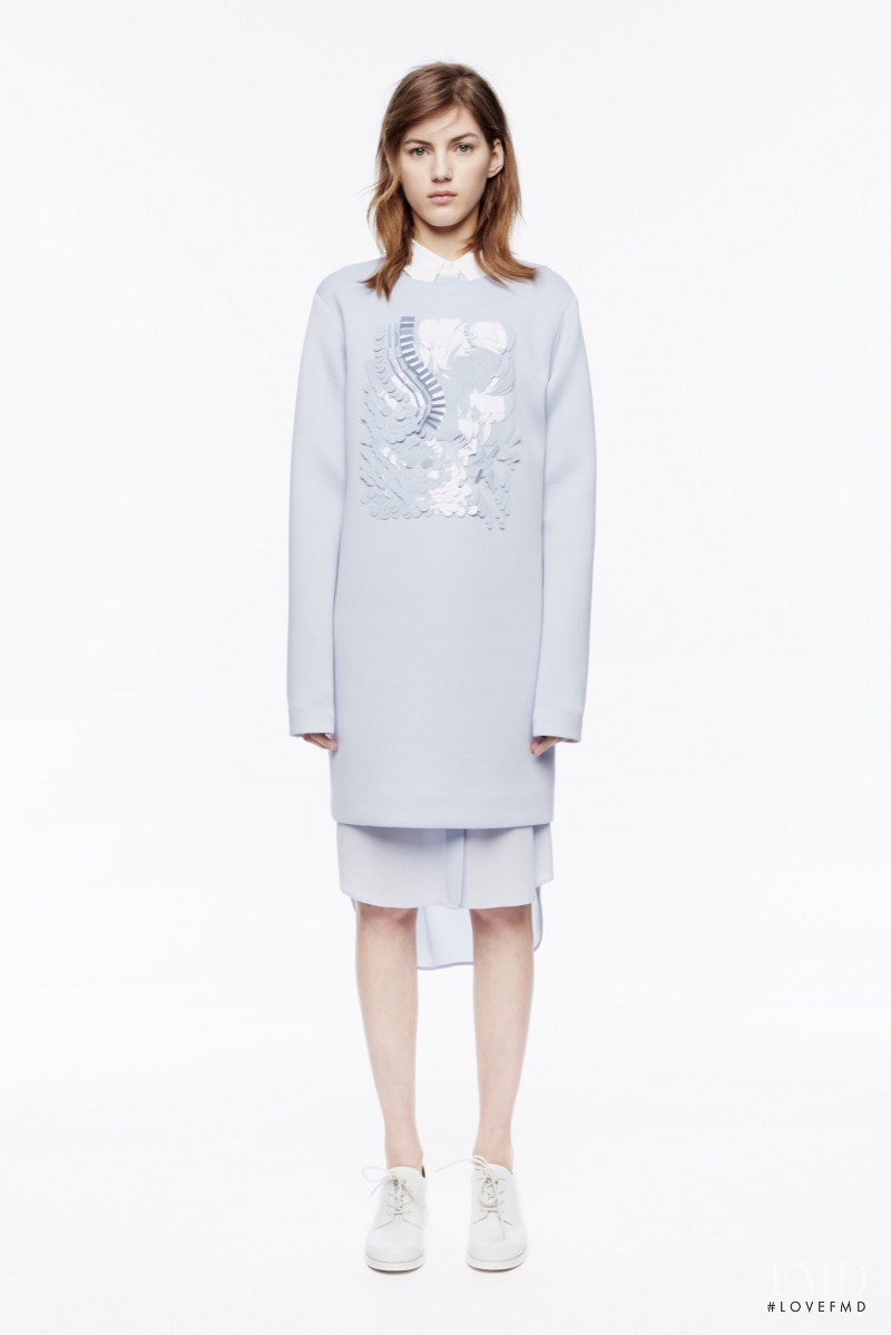 Valery Kaufman featured in  the DKNY lookbook for Resort 2016