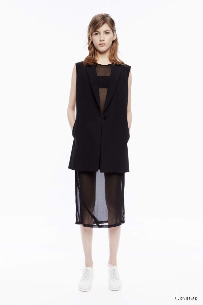 Valery Kaufman featured in  the DKNY lookbook for Resort 2016