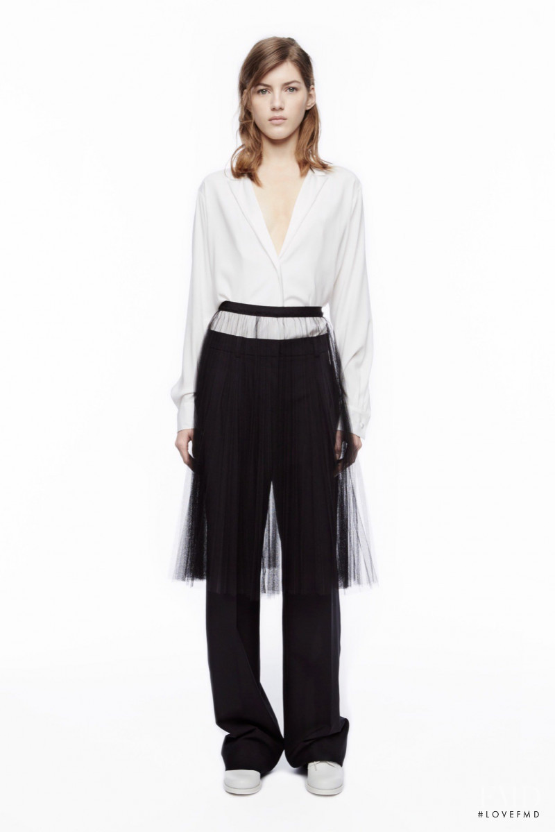 Valery Kaufman featured in  the DKNY lookbook for Resort 2016