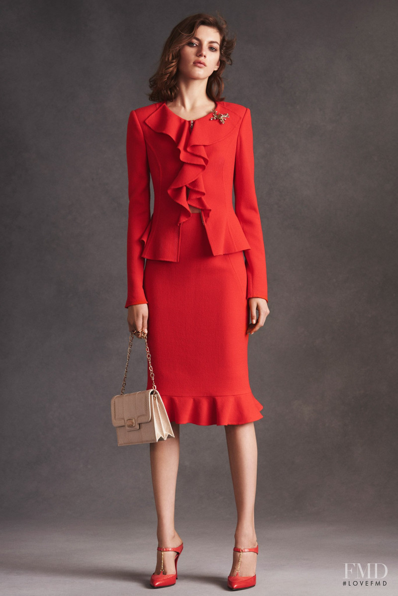 Valery Kaufman featured in  the Oscar de la Renta lookbook for Resort 2016