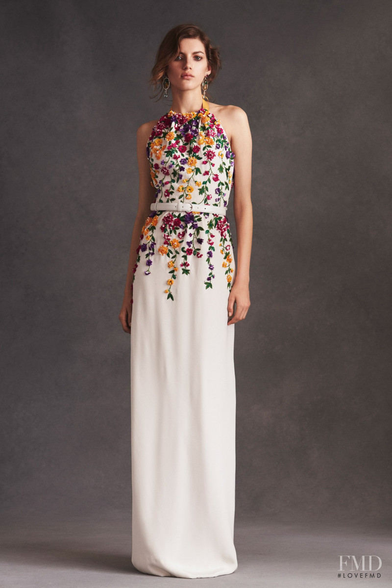 Valery Kaufman featured in  the Oscar de la Renta lookbook for Resort 2016