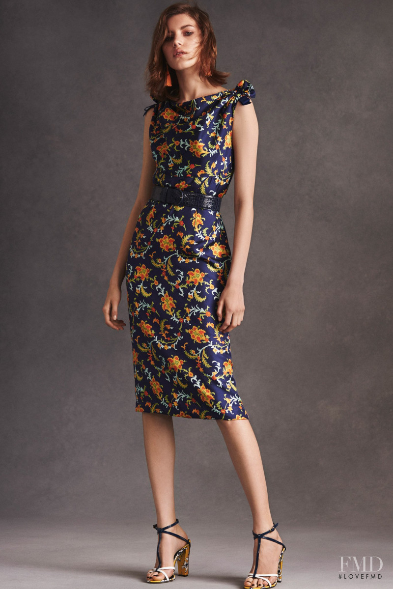 Valery Kaufman featured in  the Oscar de la Renta lookbook for Resort 2016