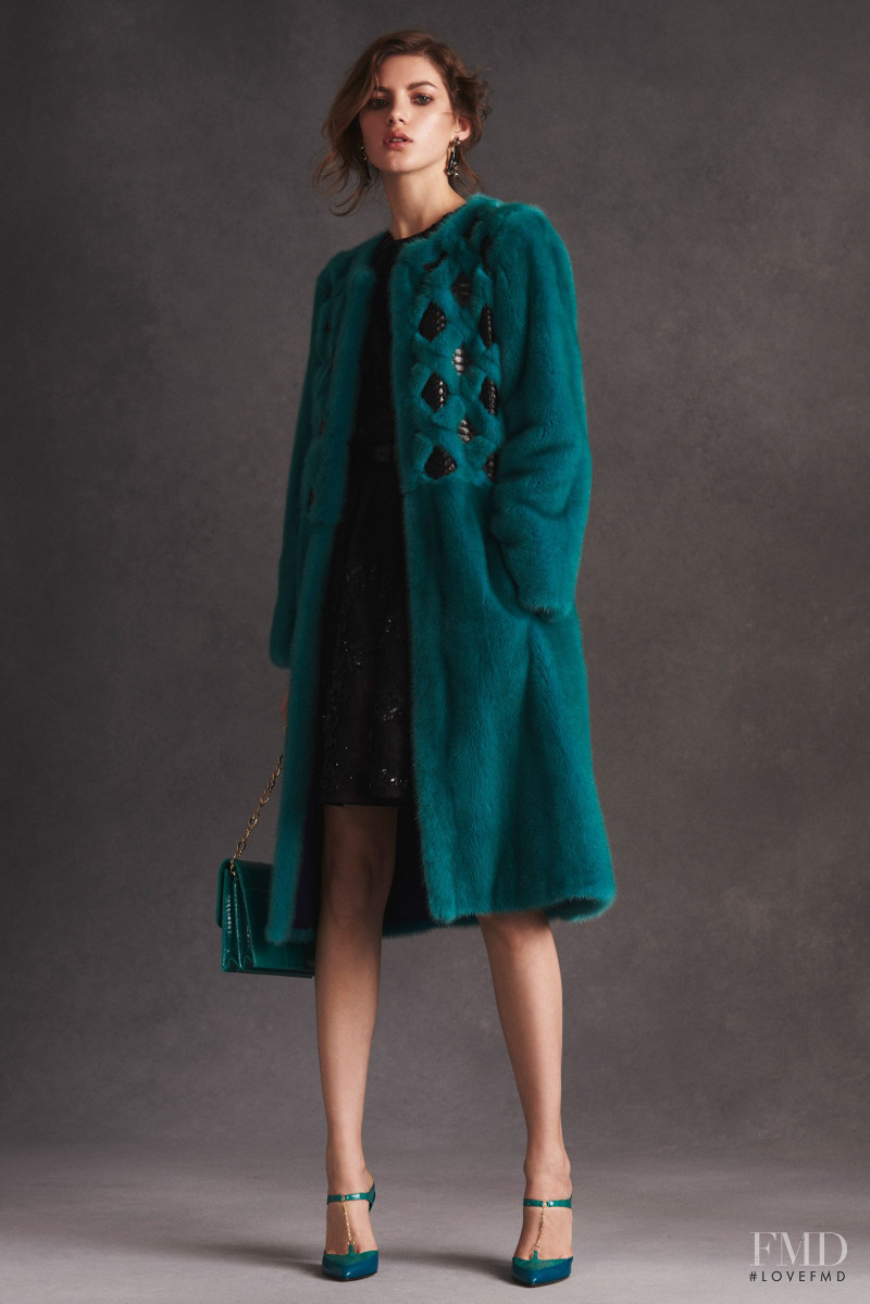 Valery Kaufman featured in  the Oscar de la Renta lookbook for Resort 2016