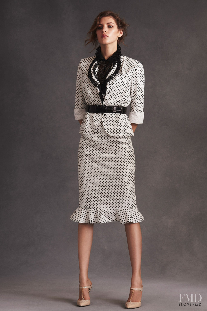 Valery Kaufman featured in  the Oscar de la Renta lookbook for Resort 2016