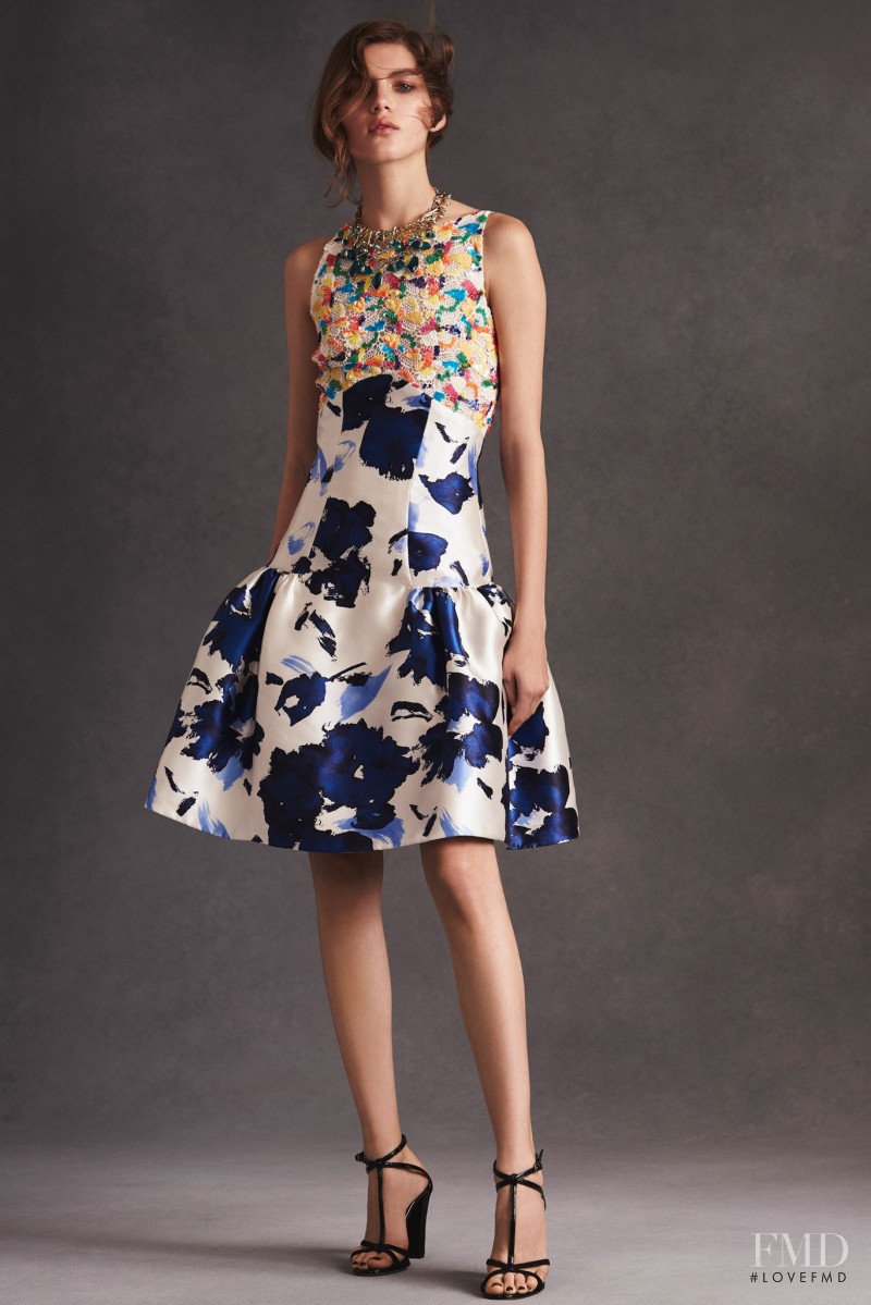 Valery Kaufman featured in  the Oscar de la Renta lookbook for Resort 2016