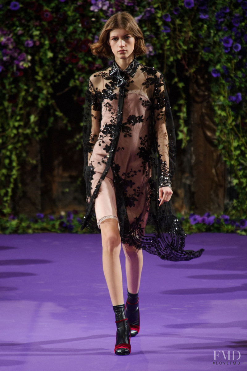 Valery Kaufman featured in  the Alexis Mabille fashion show for Autumn/Winter 2014
