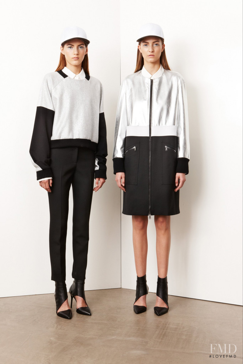 Emeline Ghesquiere featured in  the DKNY lookbook for Resort 2014