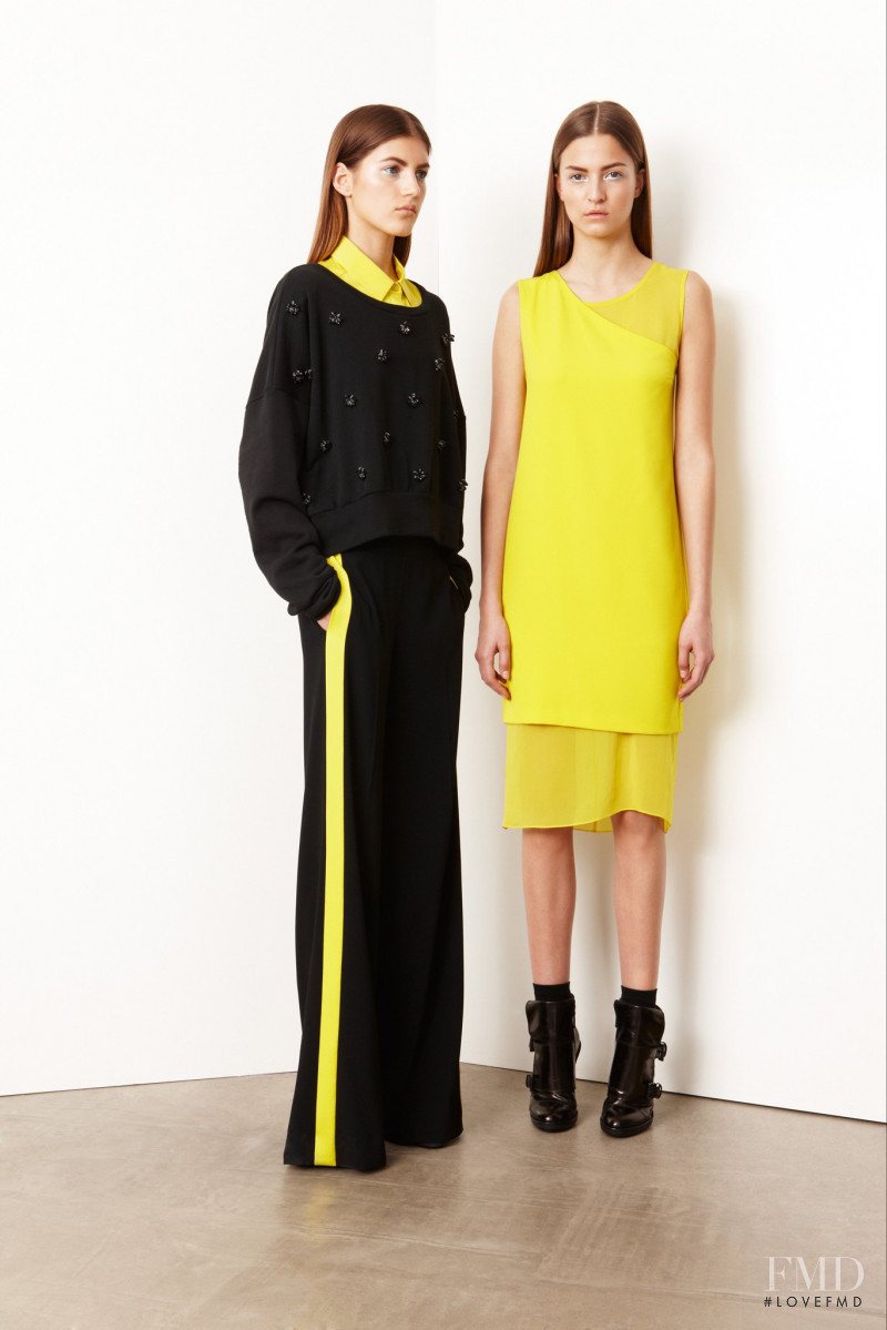 Emeline Ghesquiere featured in  the DKNY lookbook for Resort 2014