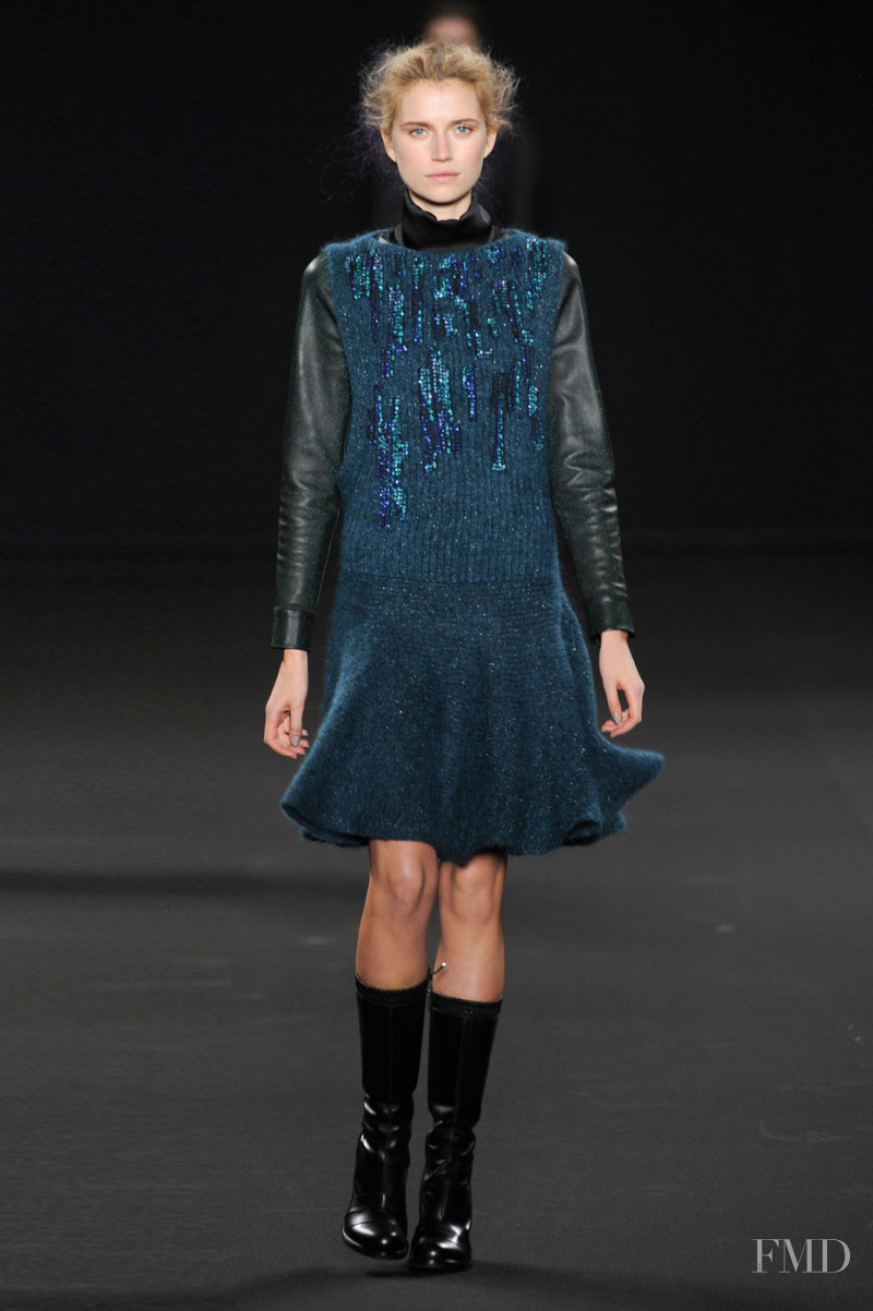 Cato van Ee featured in  the Vanessa Bruno fashion show for Autumn/Winter 2012