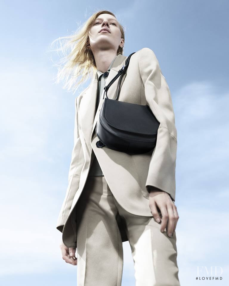 Julia Nobis featured in  the CK Calvin Klein advertisement for Autumn/Winter 2017