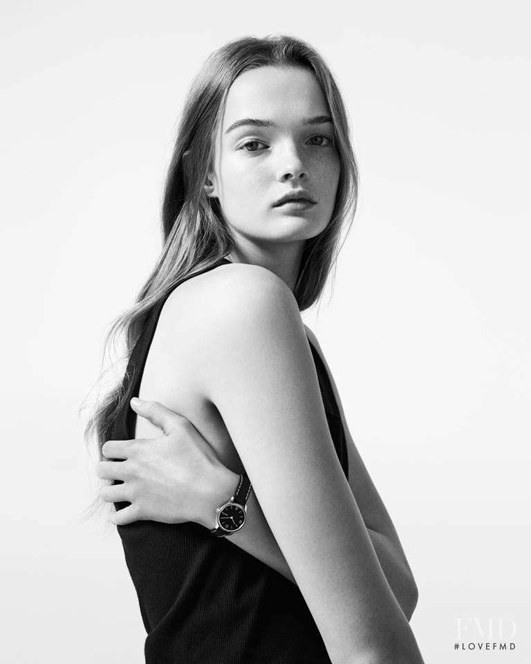 Lulu Tenney featured in  the Ck Calvin Klein Watches advertisement for Autumn/Winter 2017