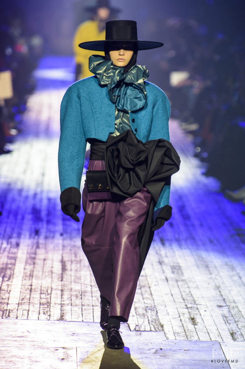 Fran Summers featured in  the Marc Jacobs fashion show for Autumn/Winter 2018