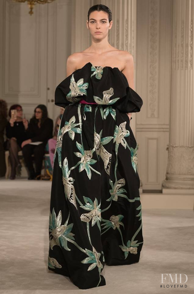 Vittoria Ceretti featured in  the Valentino Couture fashion show for Spring/Summer 2018