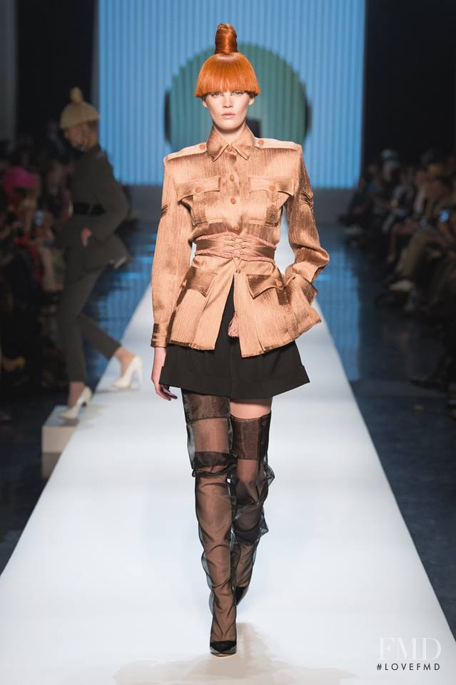 Alexina Graham featured in  the Jean Paul Gaultier Haute Couture fashion show for Spring/Summer 2018