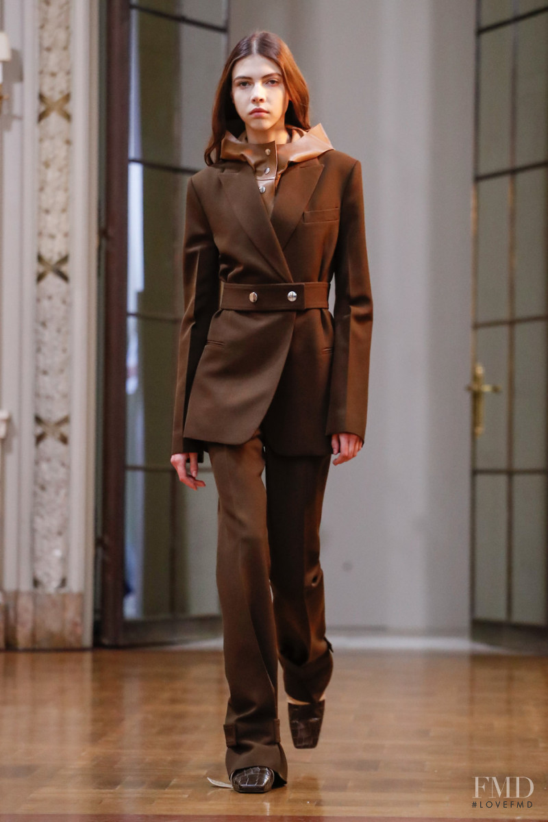 Lea Julian featured in  the Victoria Beckham fashion show for Autumn/Winter 2018
