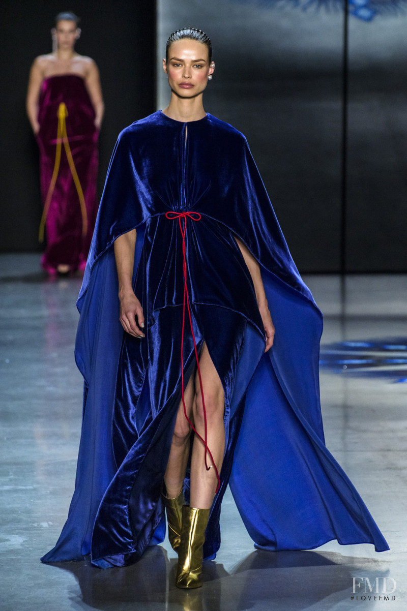 Birgit Kos featured in  the Prabal Gurung fashion show for Autumn/Winter 2018