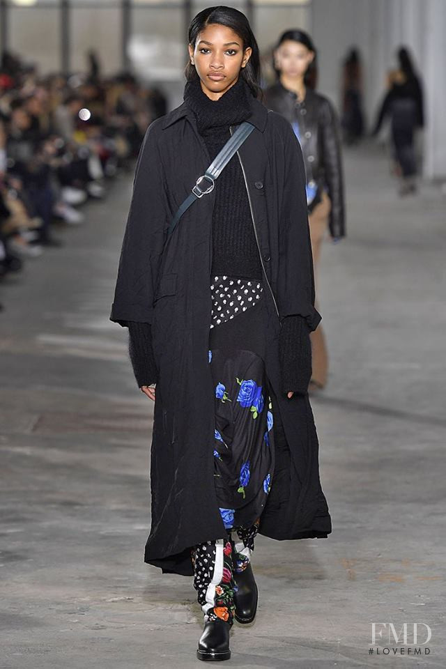 Naomi Chin Wing featured in  the 3.1 Phillip Lim fashion show for Autumn/Winter 2018