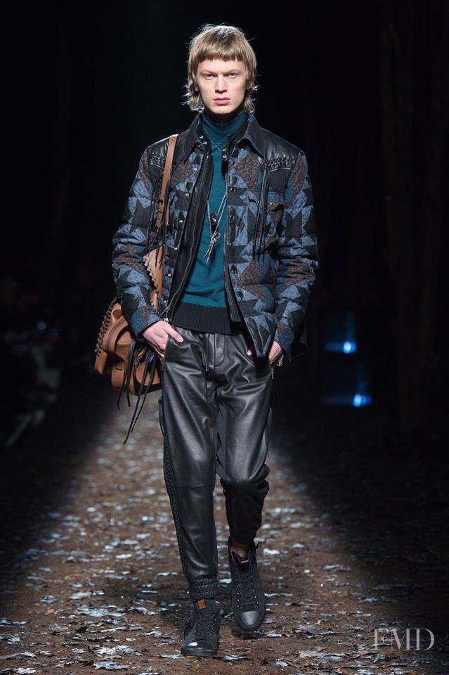 Jonas Glöer featured in  the Coach fashion show for Autumn/Winter 2018