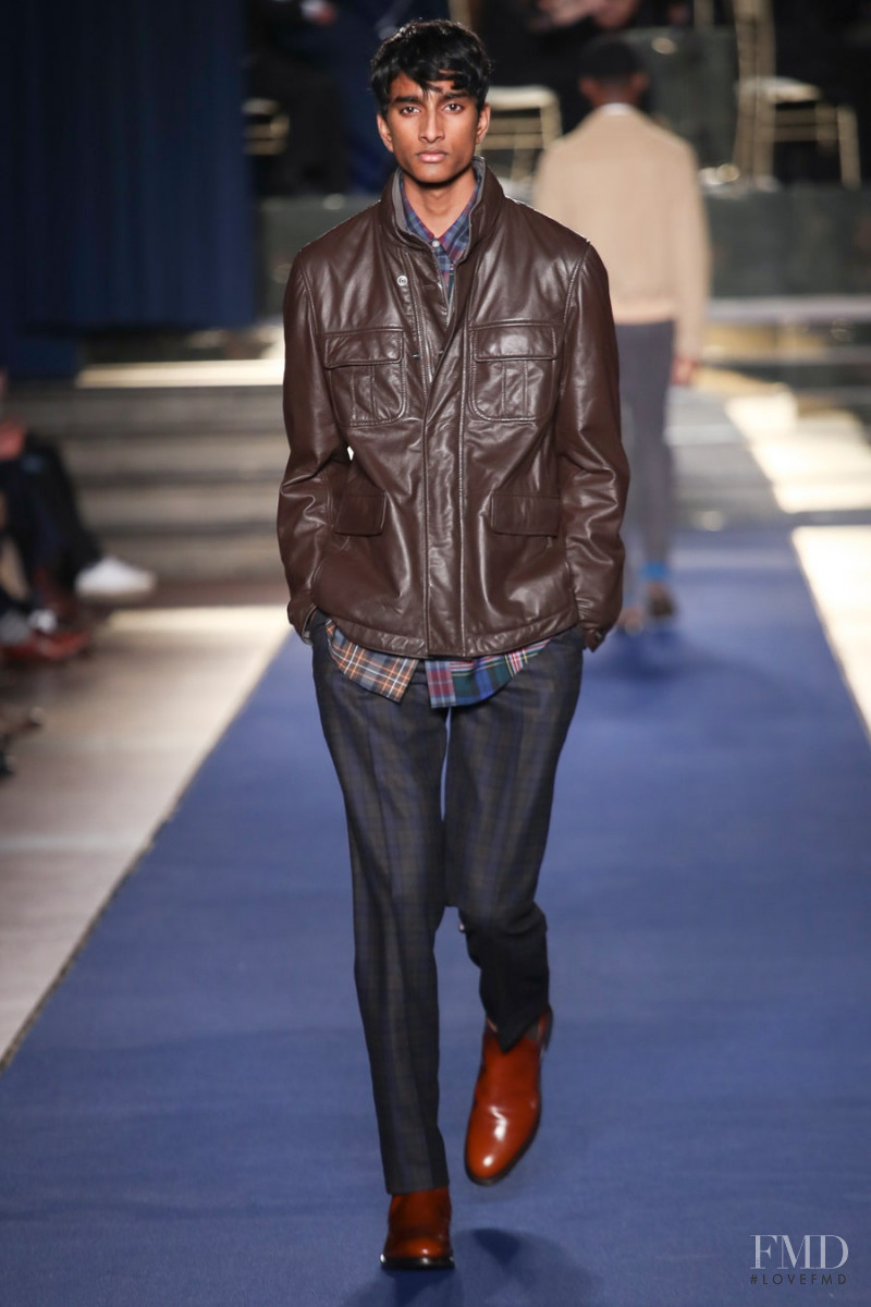 Jeenu Mahadevan featured in  the Brooks Brothers fashion show for Autumn/Winter 2018