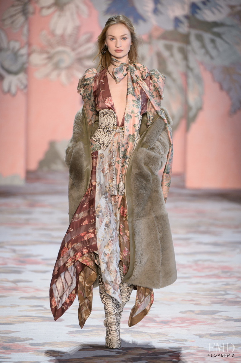 Clara McSweeney featured in  the Zimmermann fashion show for Autumn/Winter 2018