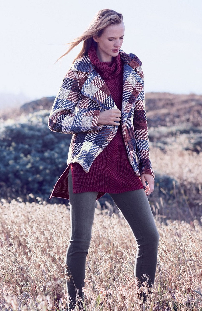 Anne Vyalitsyna featured in  the Nordstrom catalogue for Fall 2016