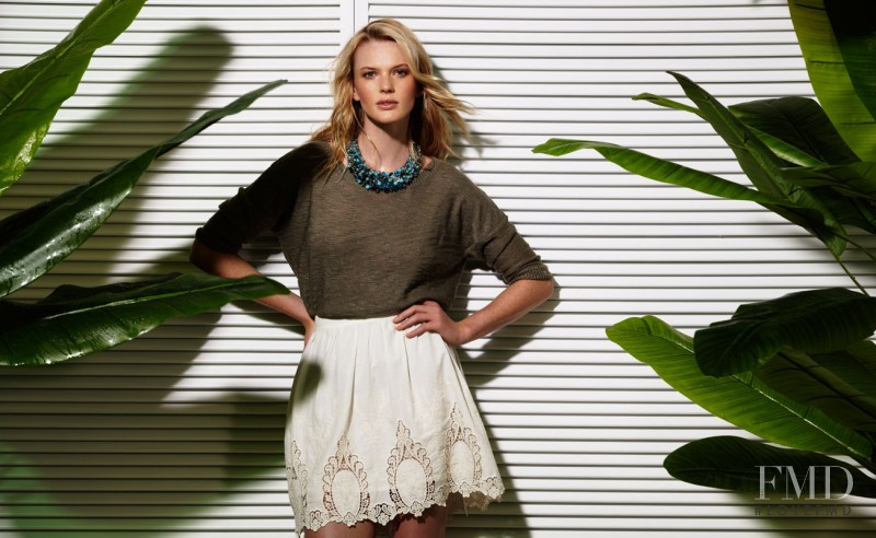 Anne Vyalitsyna featured in  the Blanco advertisement for Spring/Summer 2013