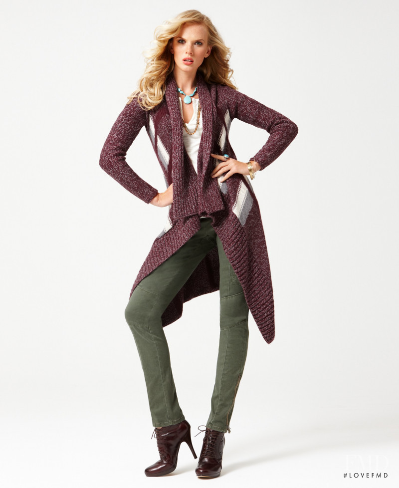 Anne Vyalitsyna featured in  the Macy\'s catalogue for Winter 2010
