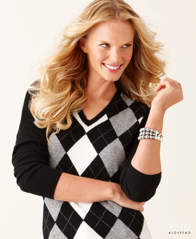 Anne Vyalitsyna featured in  the Macy\'s catalogue for Winter 2010