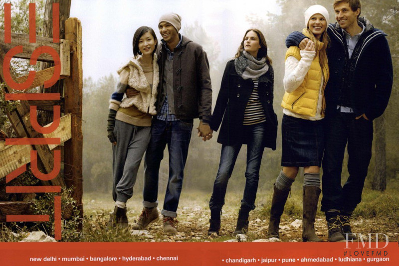 Anne Vyalitsyna featured in  the Esprit advertisement for Autumn/Winter 2010