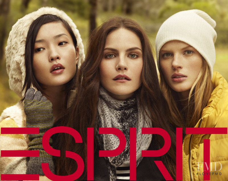 Anne Vyalitsyna featured in  the Esprit advertisement for Autumn/Winter 2010