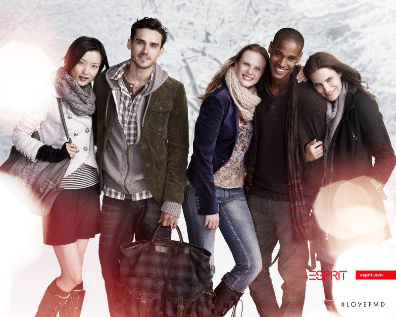 Anne Vyalitsyna featured in  the Esprit advertisement for Autumn/Winter 2010