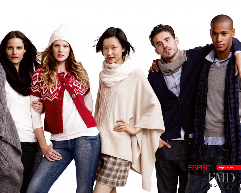 Anne Vyalitsyna featured in  the Esprit advertisement for Autumn/Winter 2010