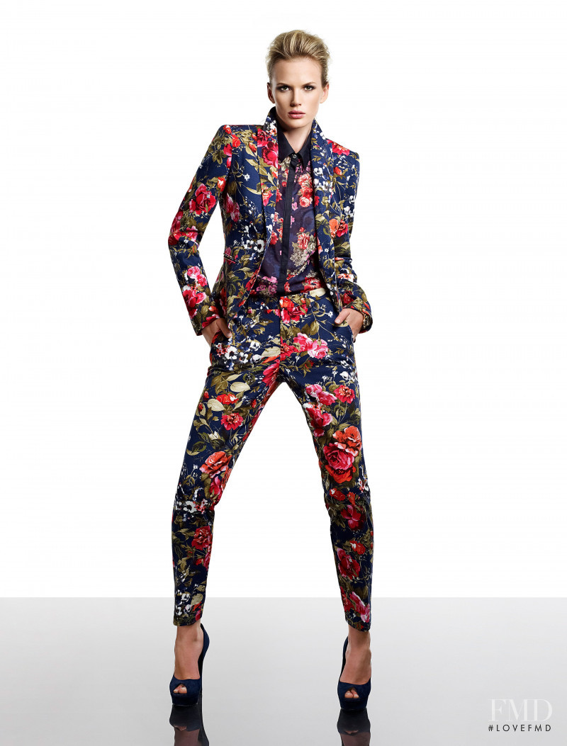 Anne Vyalitsyna featured in  the Ouí - Munich lookbook for Spring/Summer 2013
