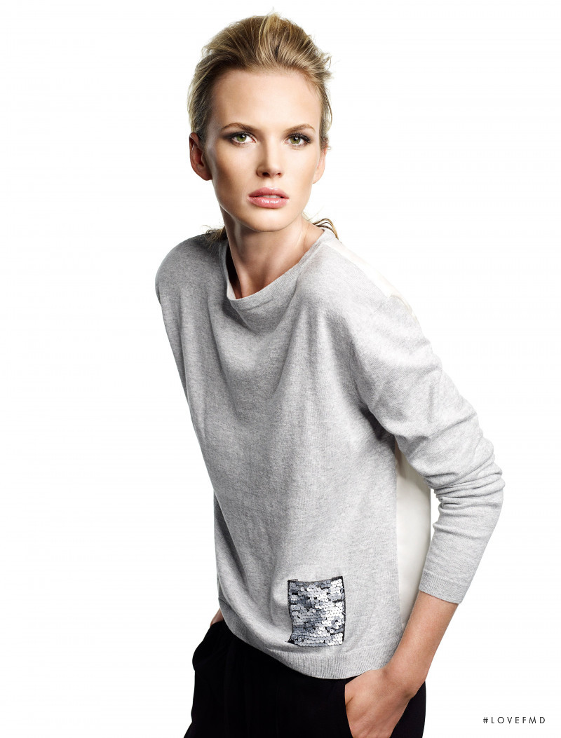 Anne Vyalitsyna featured in  the Ouí - Munich lookbook for Spring/Summer 2013