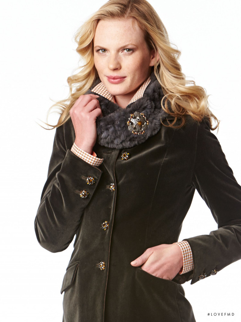 Anne Vyalitsyna featured in  the Gorsuch catalogue for Autumn/Winter 2013