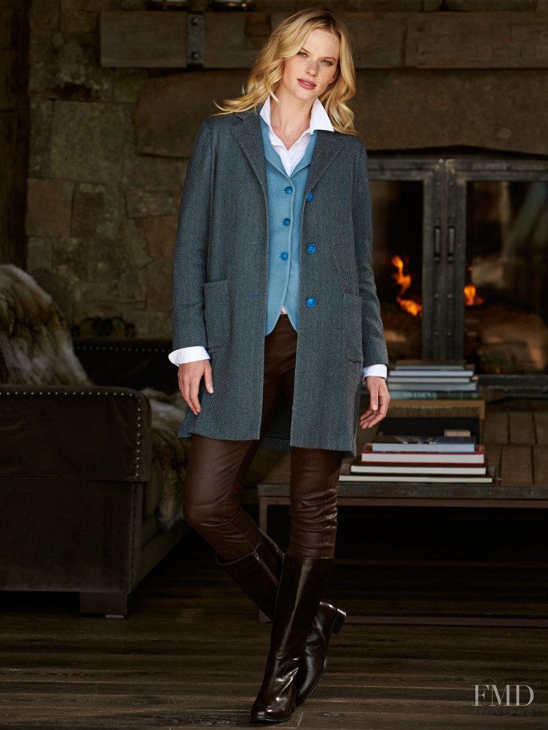 Anne Vyalitsyna featured in  the Gorsuch catalogue for Autumn/Winter 2013