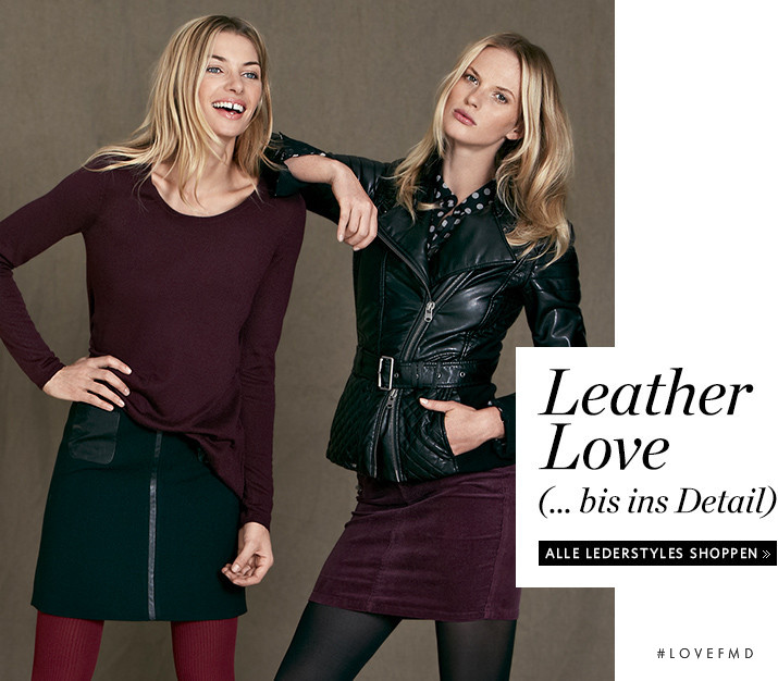 Anne Vyalitsyna featured in  the Esprit lookbook for Autumn/Winter 2013