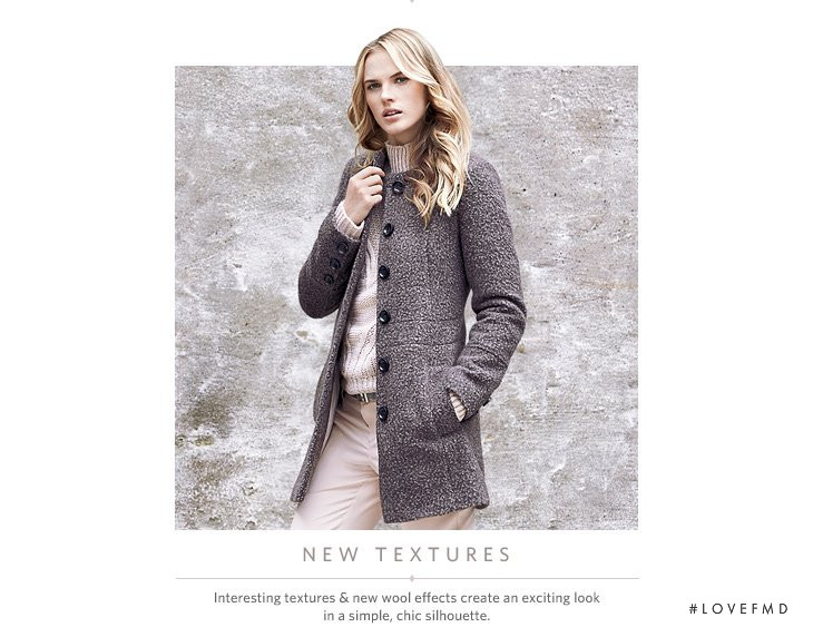Anne Vyalitsyna featured in  the Esprit lookbook for Autumn/Winter 2012