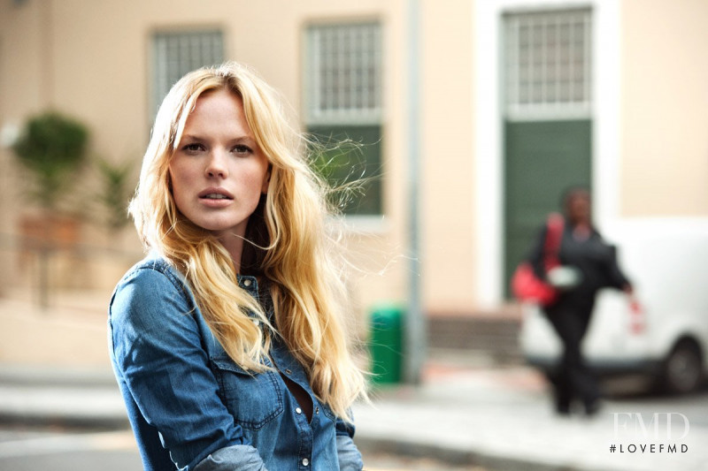 Anne Vyalitsyna featured in  the Reserved advertisement for Spring 2012