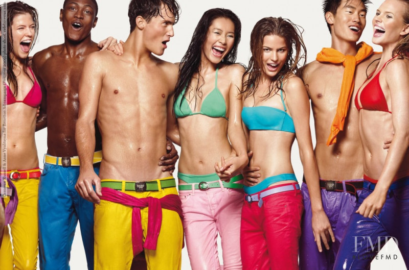 Anne Vyalitsyna featured in  the United Colors of Benetton advertisement for Spring/Summer 2009