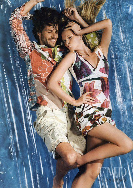 Anne Vyalitsyna featured in  the Desigual advertisement for Spring/Summer 2010