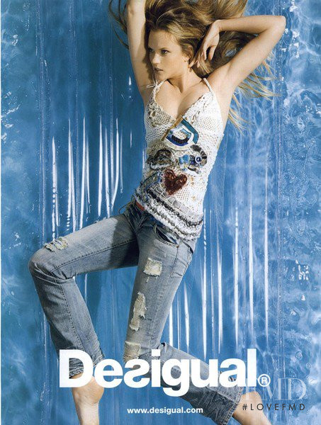 Anne Vyalitsyna featured in  the Desigual advertisement for Spring/Summer 2010