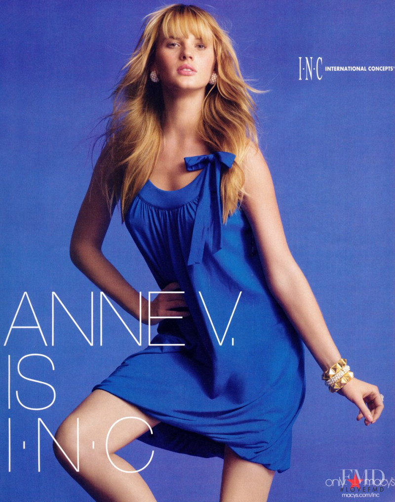 Anne Vyalitsyna featured in  the Macy\'s catalogue for Spring/Summer 2008