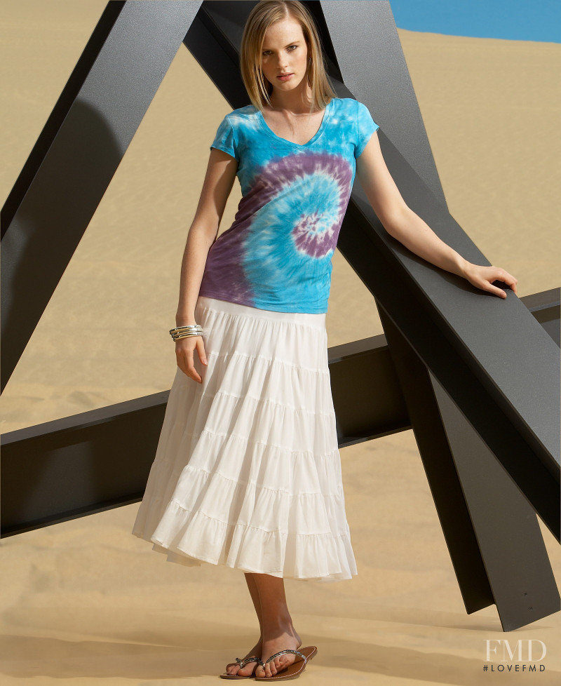 Anne Vyalitsyna featured in  the Macy\'s catalogue for Spring/Summer 2008