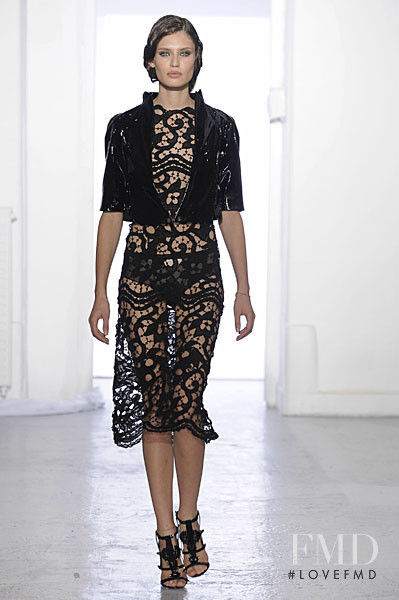 Bianca Balti featured in  the Antonio Berardi fashion show for Spring/Summer 2009