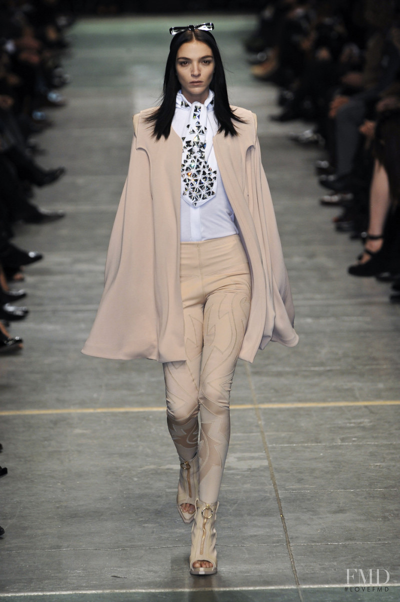 Mariacarla Boscono featured in  the Givenchy fashion show for Spring/Summer 2009